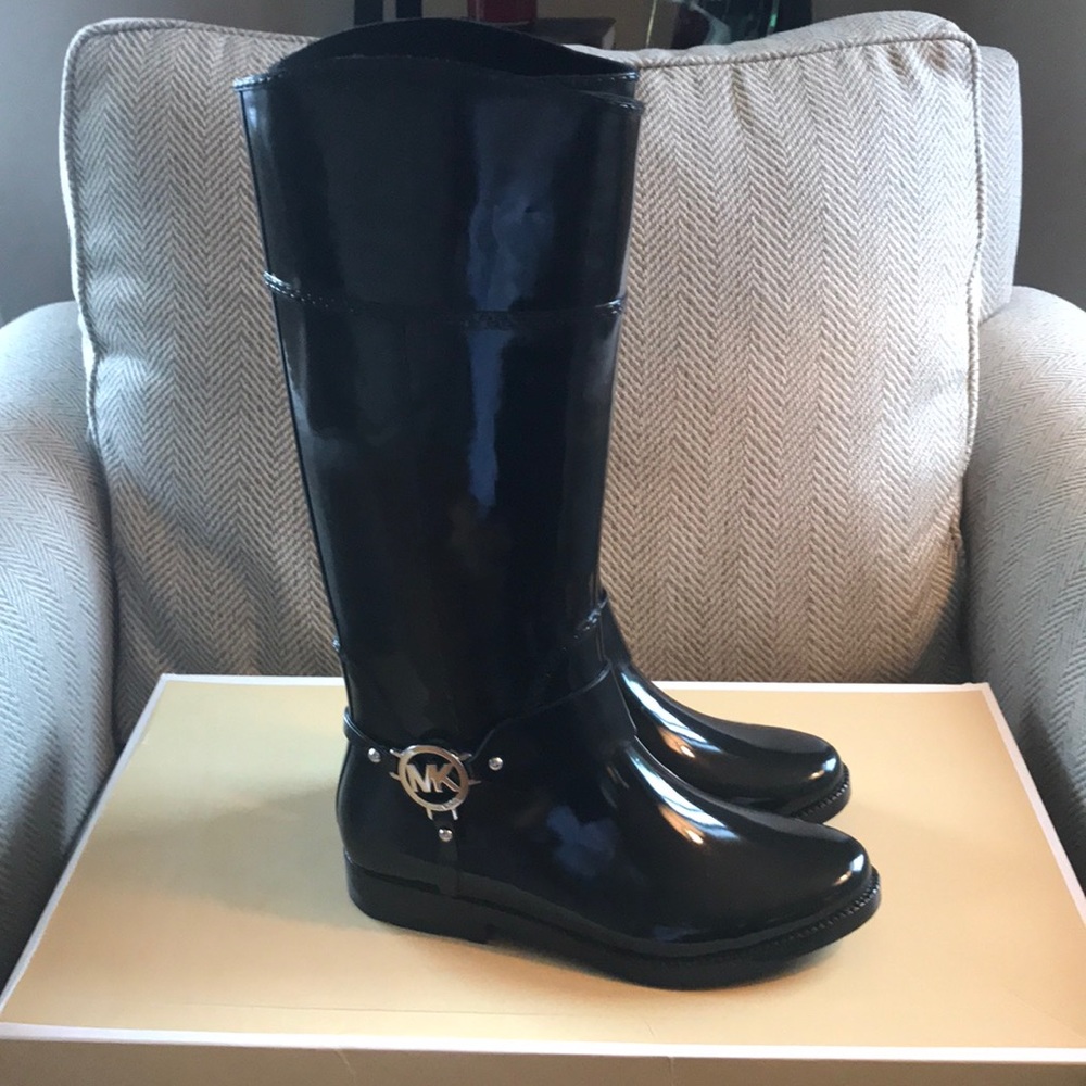 Michael Kors Fulton Harness Tall Rainboots